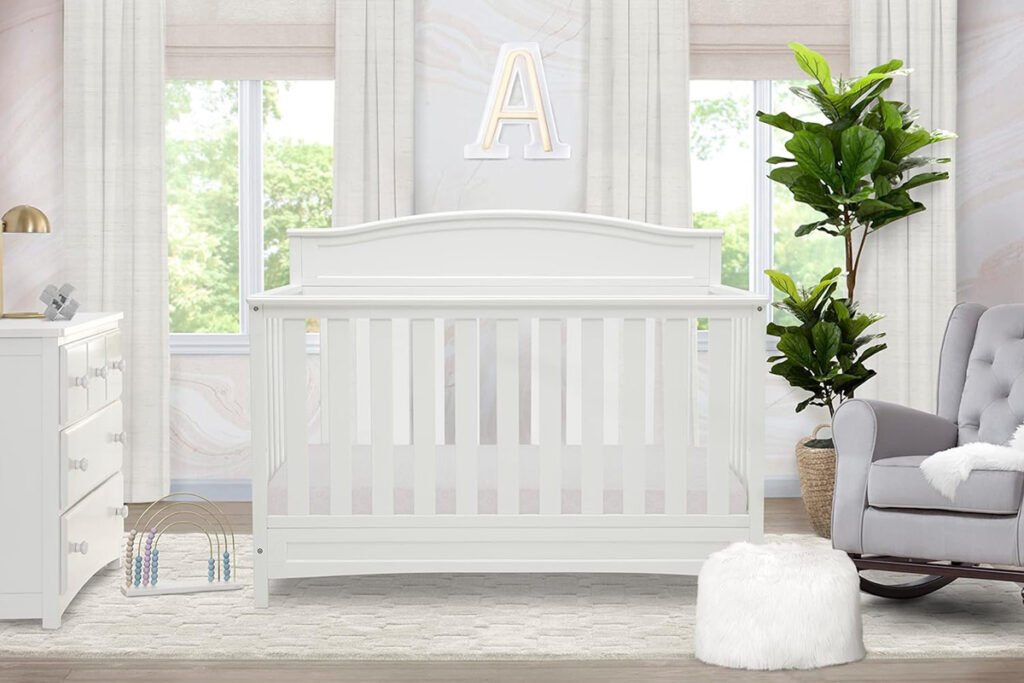 Best Baby Crib: Delta Children Emery 4-in-1 Convertible Baby Crib